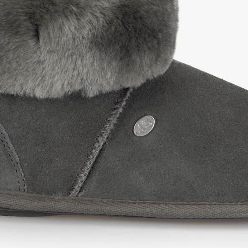 Ladies Albery Sheepskin Slipper  Granite Extra Image 4